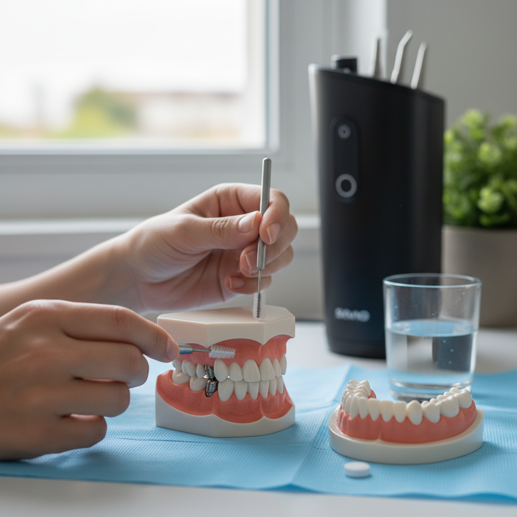Como limpar implante protocolo? Veja o guia completo de higiene — O implante protocolo exige cuidados diferentes da prótese convencional